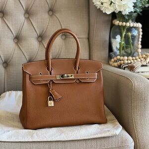 ❌SOLD❌Birkin 30 Gold PHW
Togo leather Stamp G square (2003)